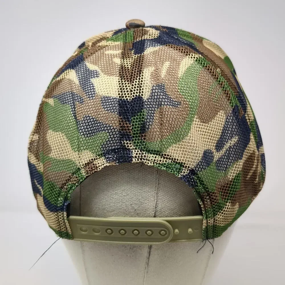Carquest Trucker Hat Brown One Size Camo Mesh Back Snapback Auto Parts Logo